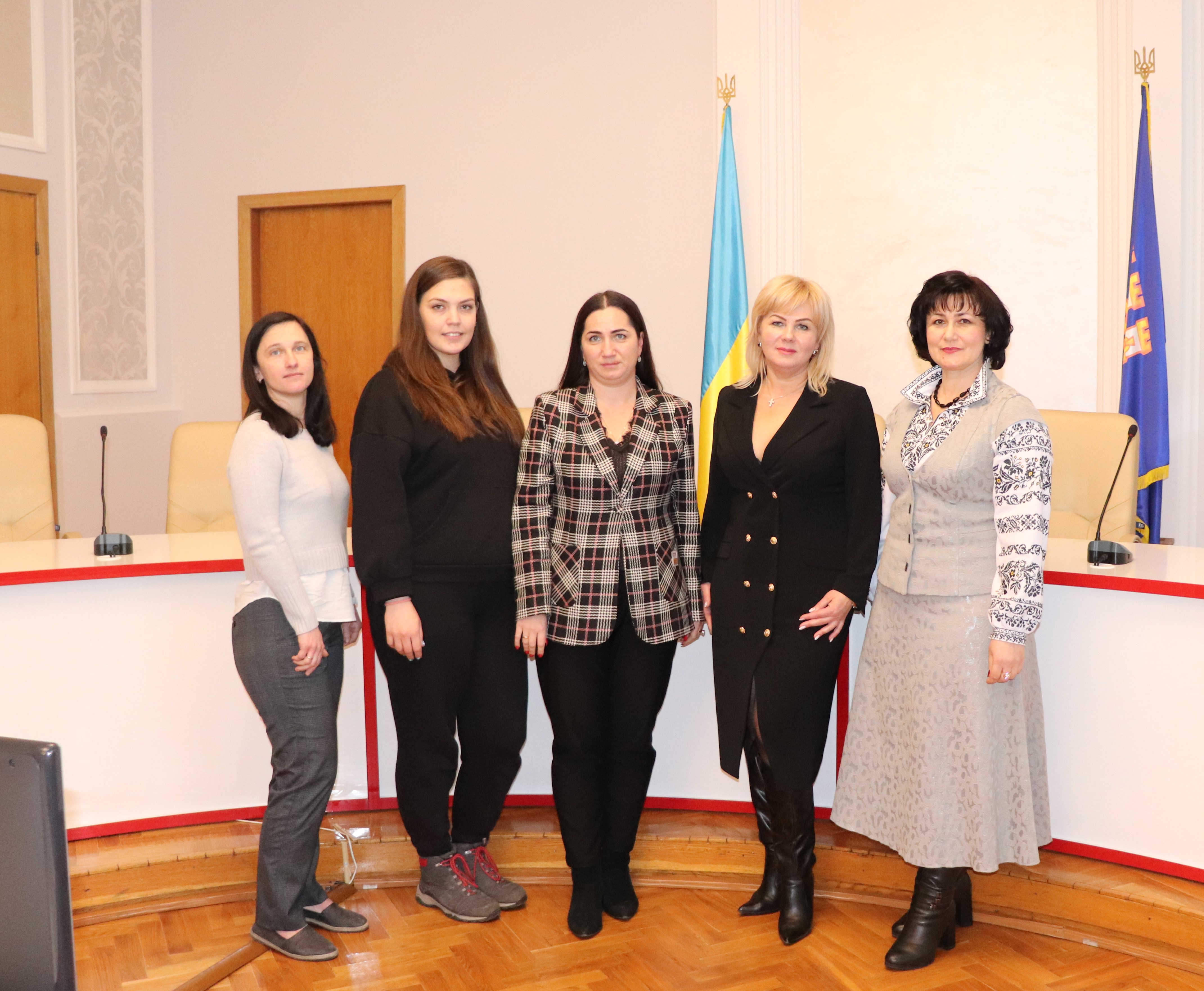 Членкині МФО Наталія Цаль, Наталія Чудик, Тетяна Четвертак та тренерка Ольга Кізь